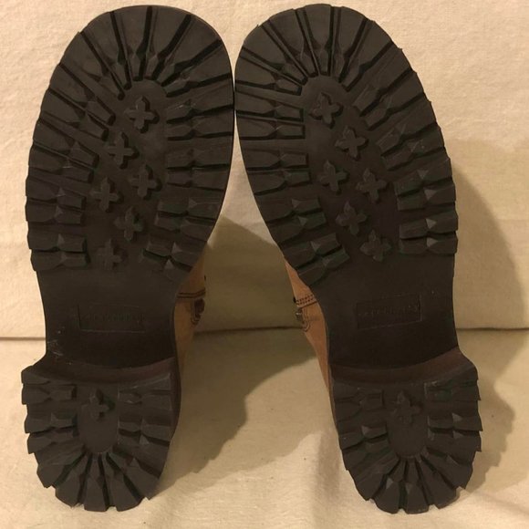 Size 8.5 Relativity Everest Suede/Leather Tan Ankle Boots - Picture 6 of 10